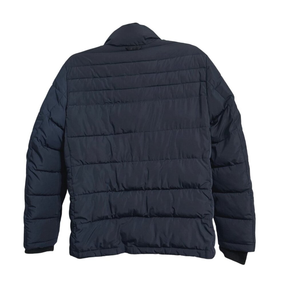 Calvin Klein Men's Water Resistant Zip Front Navy Blue Puffer Jacket Sz M - Picture 2 of 16